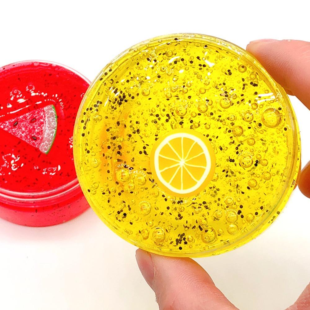 Bộ Đồ Chơi Đất Sét Dẻo Trong Suốt 70ml Màu Sắc Cầu Vồng Chống Dính Độc Đáo DIY