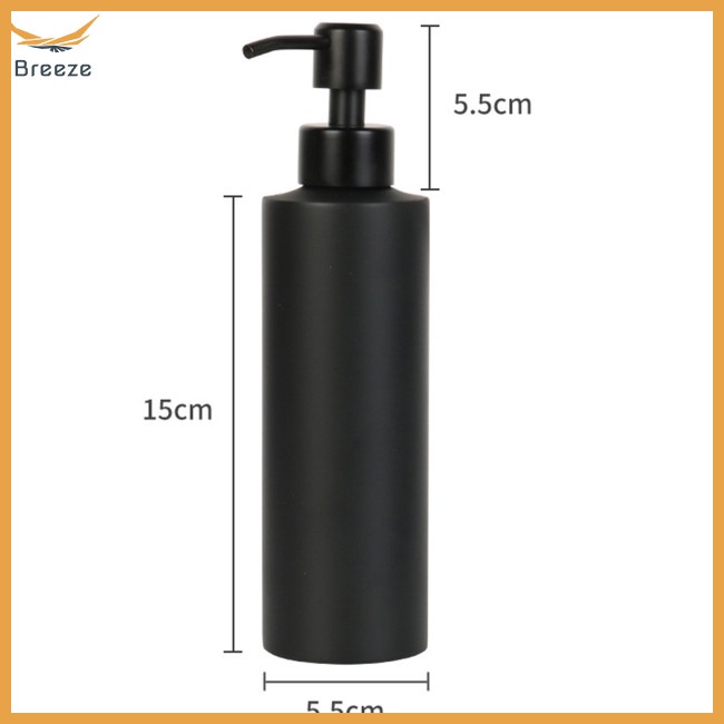 Bình Đựng Xà Phòng Rửa Tay 350ml Bằng Thép Không Gỉ 304 Dành Cho Nhà Bếp Phòng Tắm