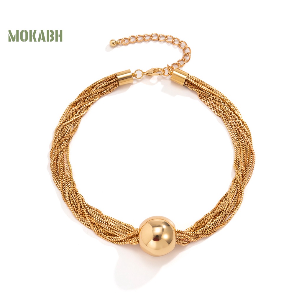 [Mok Abh] Vòng Cổ Choker Bản To Nhiều Lớp Phong Cách Punk Âu Mỹ Cá Tính