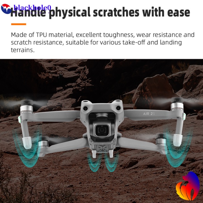 Đệm Bảo Vệ Chân Hạ Cánh Chống Bụi Chống Mòn Tương Thích Với Dji Mavic Air 2s Drone