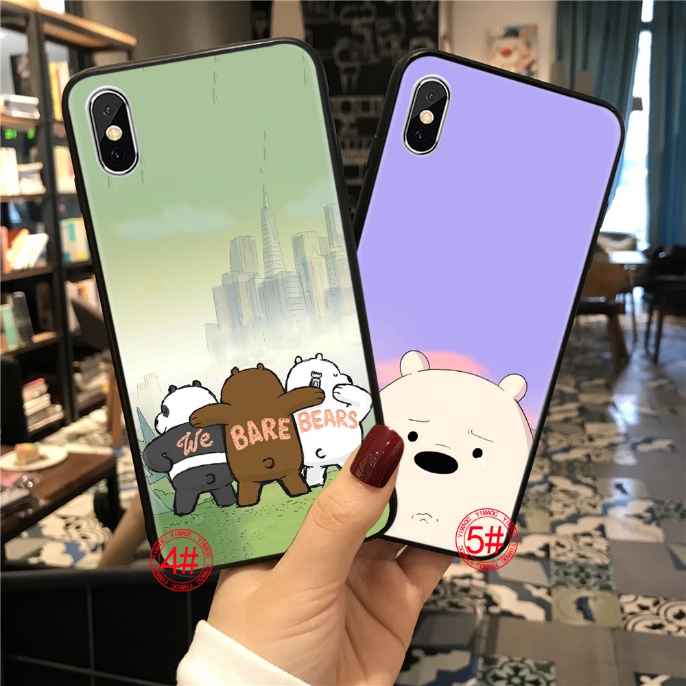 Ốp Điện Thoại TPU Mềm Hình We Bare Bears 228YPJ Cho iPhone X XS 11 Pro Max 14 plus