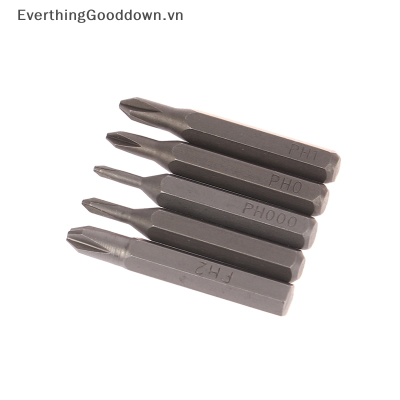 Bộ 5 Tua Vít Đầu Lục Giác PH0000 PH000 PH00 PH0 PH0 PH1 PH2 4mm