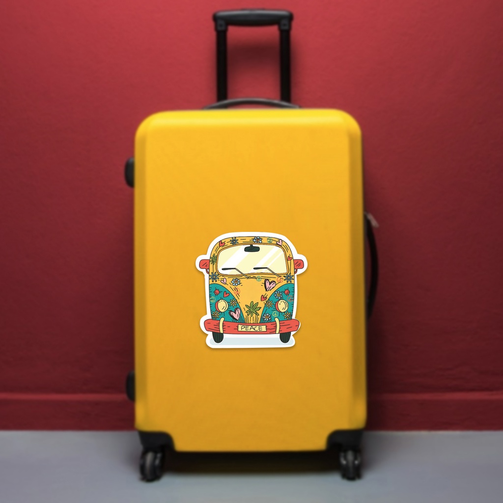 Set 50 Miếng Dán PVC Chống Nước Họa Tiết Hoạt Hình Graffiti Trang Trí Ván Trượt / Guitar / Hành Lý