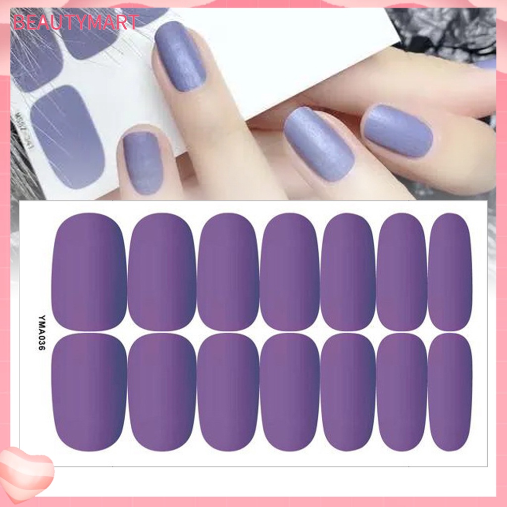 Miếng Dán Móng Tay Tự Dính Siêu Mỏng Độc Đáo Cho Nữ