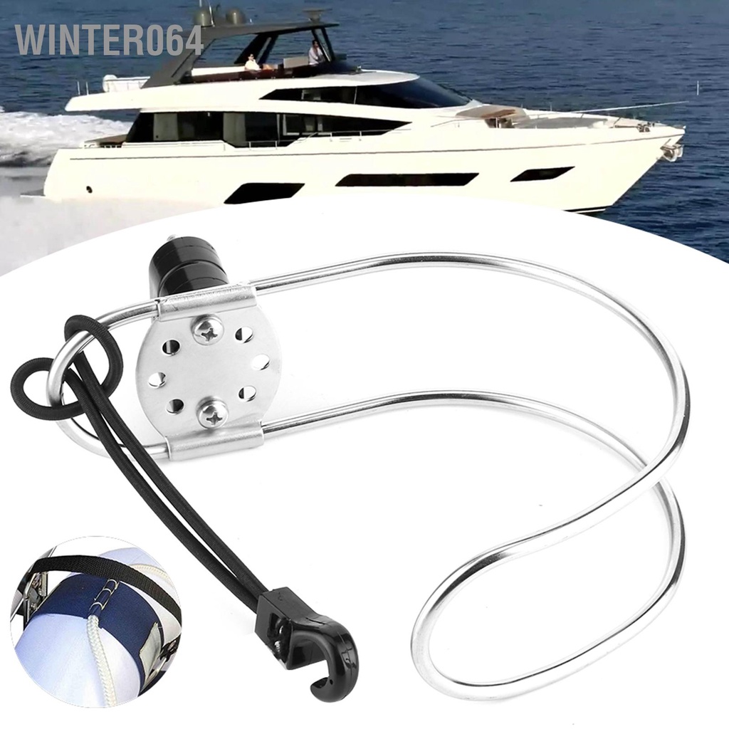 Winter064 Giá đỡ vòng phao cứu sinh bằng thép không gỉ 4.5in móng ngựa cho tàu biển