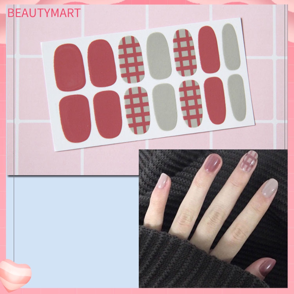 1 Tờ Sticker Dán Móng Nghệ Thuật Thông Dụng Bền Lâu