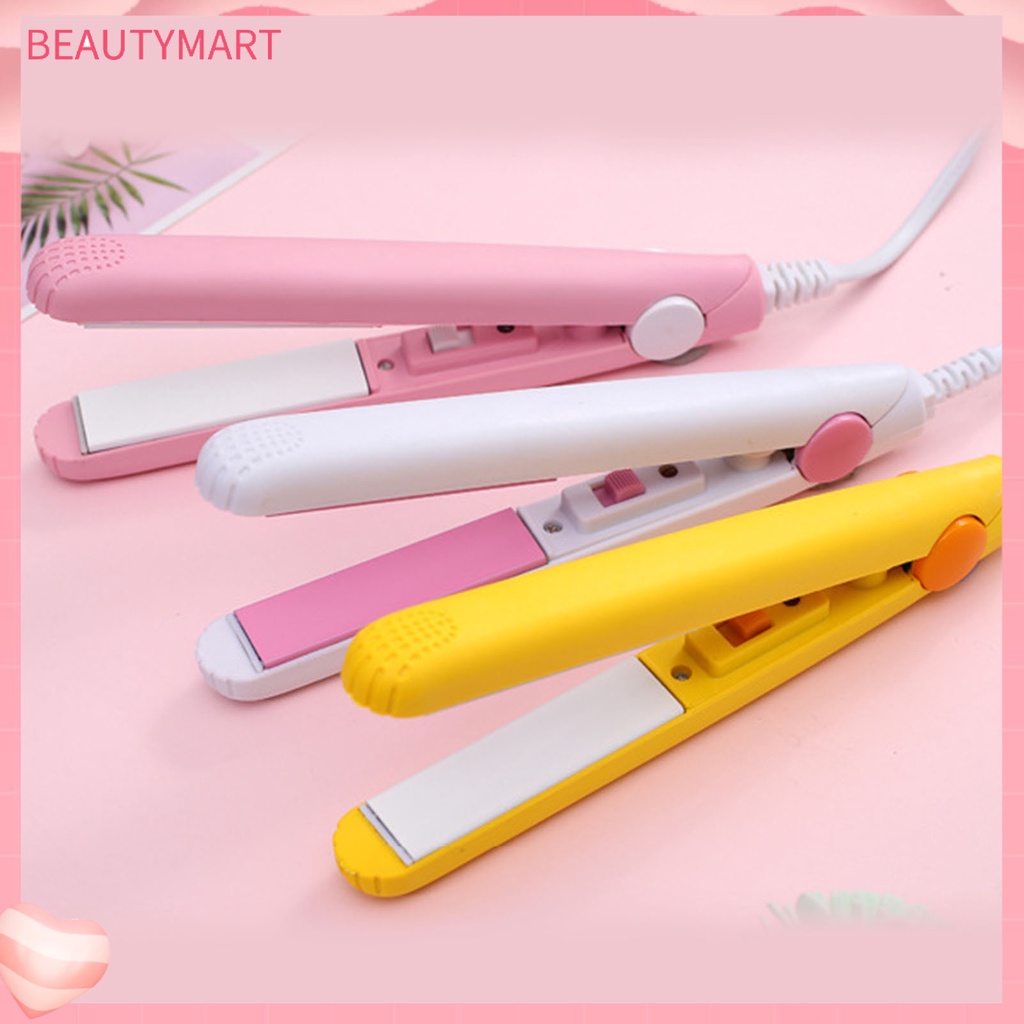 Máy Duỗi / Uốn / Duỗi Tóc Tráng Men Mini Nhanh Chóng Dễ Sử Dụng