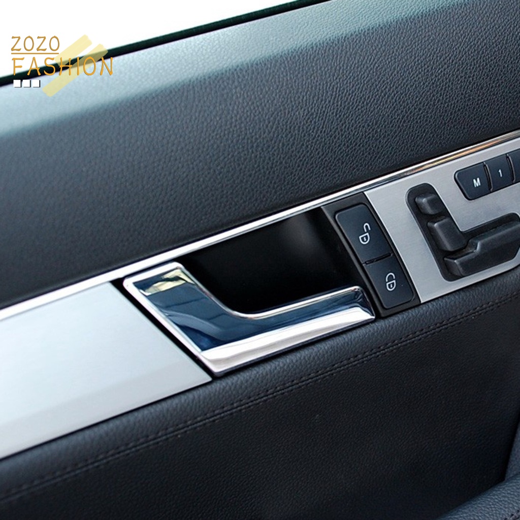 Tay Nắm Cửa Bên Trái ABS Bóng Chống Mài Mòn 2047201763 2047201171 Phụ Kiện Chuyên Dụng Cho Xe Hơi Benz C230 C250 C280