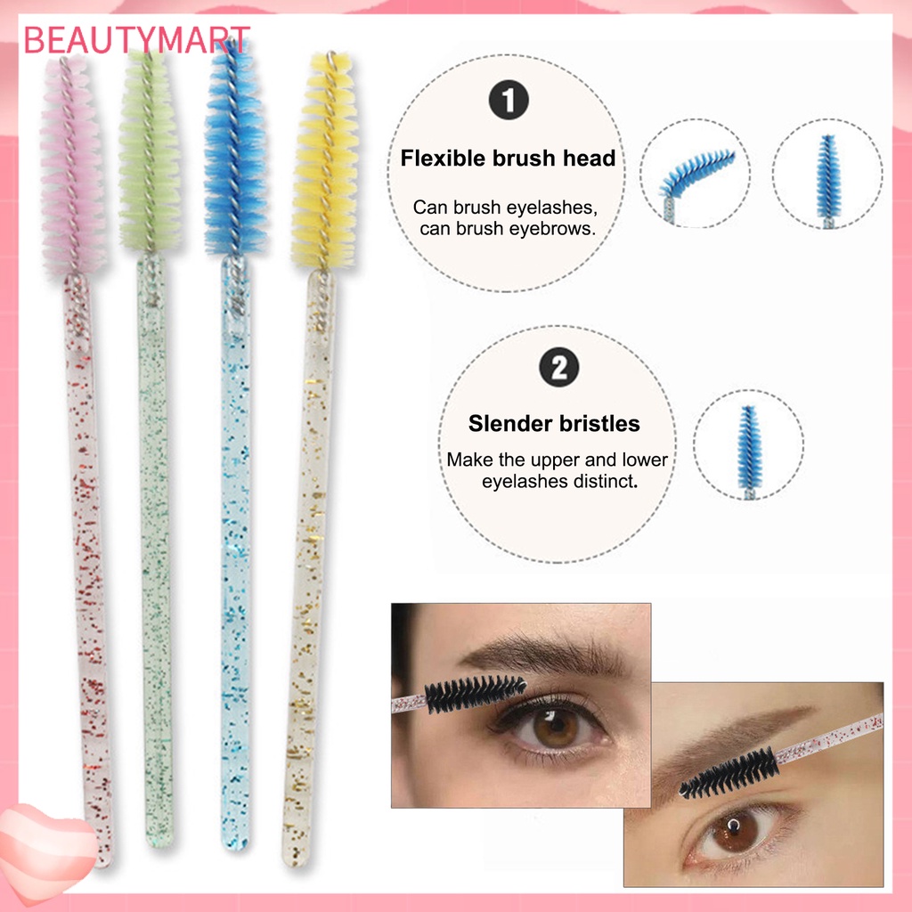 Cọ Chuốt Mi Đầu Xoắn Ốc Bằng Nhựa Sợi Nhựa Dùng 1 Lần Cho Nữ