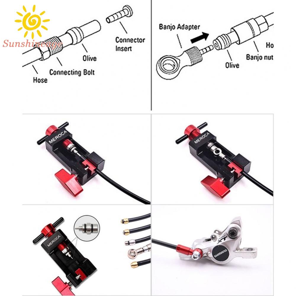 SHIMANO Đầu Nối Ống Phanh Thủy Lực SLX / XT / XTR Bằng Hợp Kim Nhôm