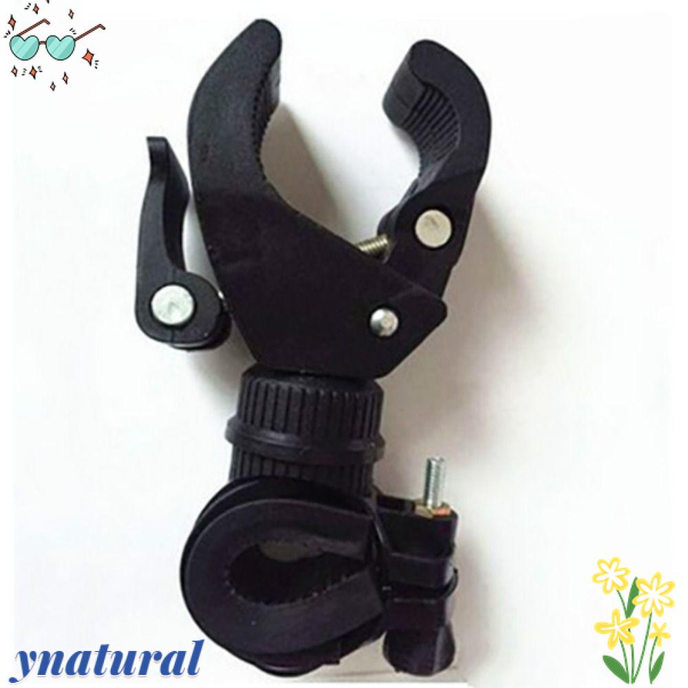 Giá Đỡ Đèn Pin LED Bằng Nhựa Màu Đen Cho Xe Đạp