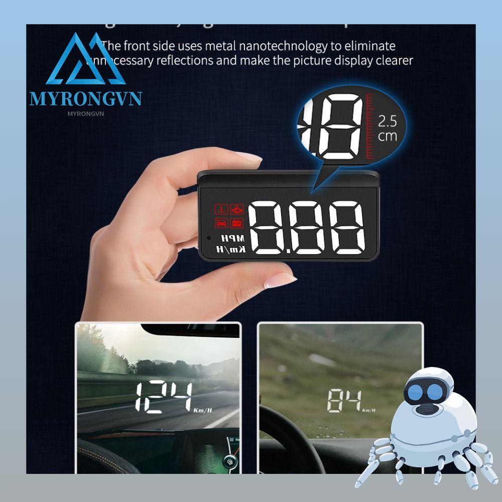 MYRONGVN Đồng Hồ Đo Tốc Độ GPS Kĩ Thuật Số