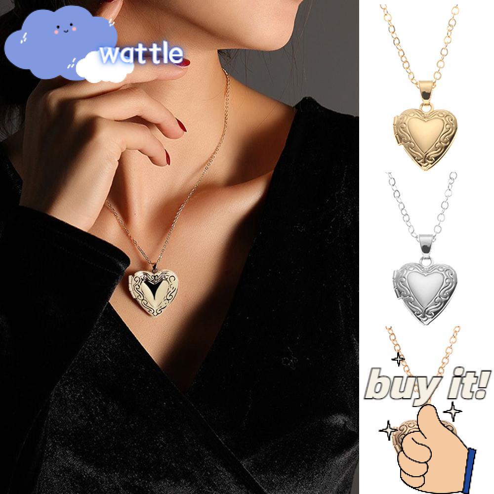 WATTLE Vòng cổ Tình Bạn Mặt Khắc Chữ Forever and Always