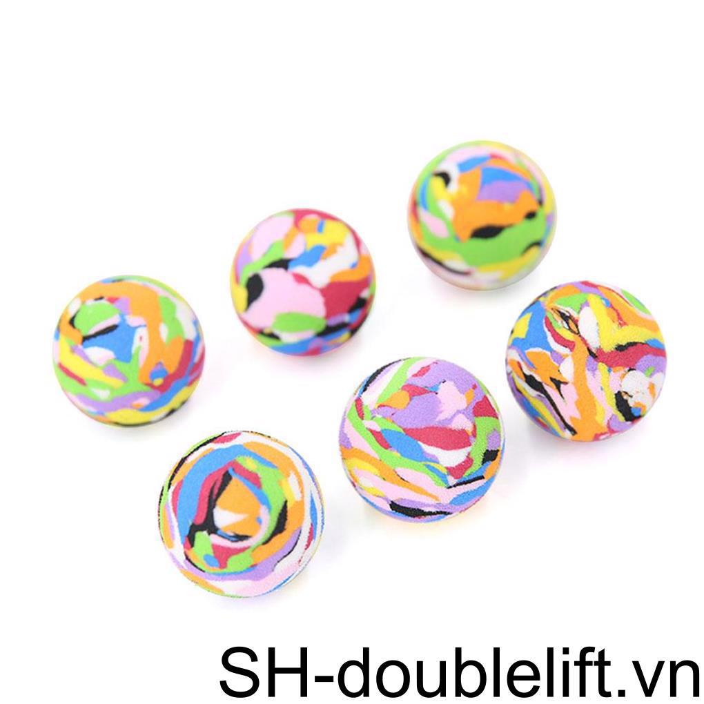 Set 6 Quả Bóng Golf Nhiều Màu Sắc Dùng Luyện Tập Trong Nhà / Ngoài Trời Dành Cho Nam Và Nữ