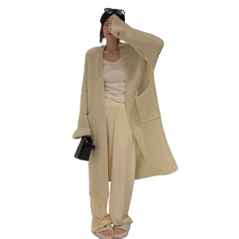 Áo Khoác cardigan Dài Tay Mềm Mại Thân Thiện Với Da Thời Trang Thu Đông Cho Nữ