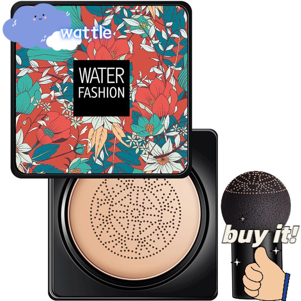 WATTLE Phấn Nước Air Cushion BB CC Cream Kiềm Dầu Làm Nền Trang Điểm Mặt Kèm Mút