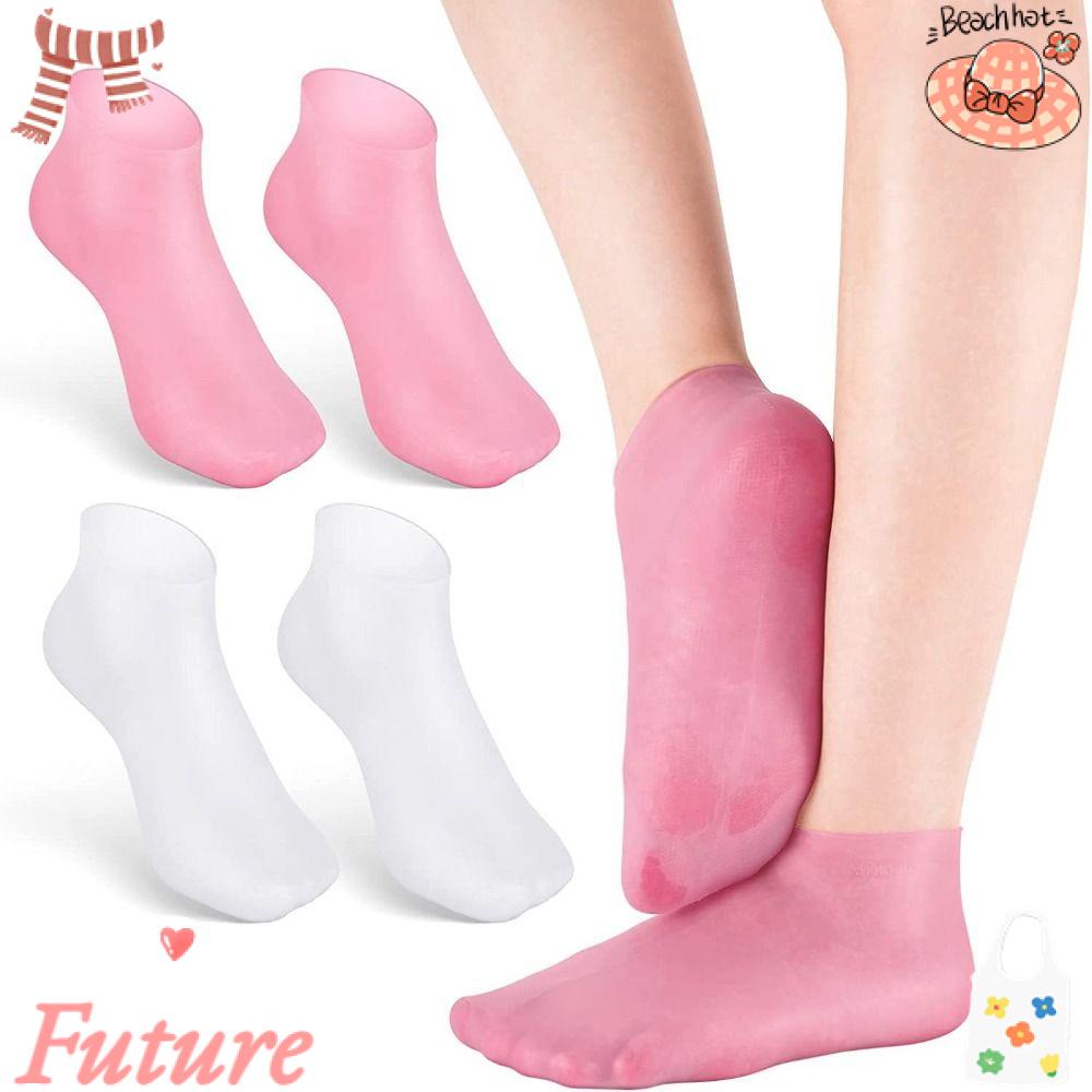 Vớ Silicone Dưỡng Ẩm Tẩy Tế Bào Chết Chống Nứt Nẻ Dành Cho Nữ / Phụ Nữ