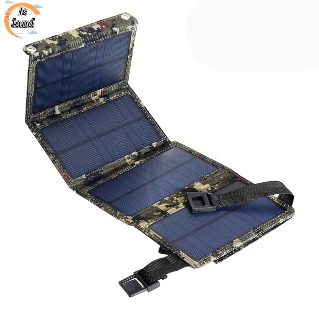 Tấm Pin Năng Lượng Mặt Trời Gấp Gọn Linh Hoạt 20w Usb 5v Chống Thấm Nước Dành Cho Điện Thoại Di Động