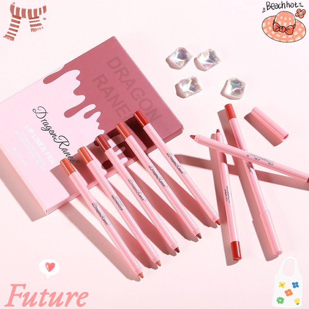 FUTURE Set 12 Chì Kẻ Viền Môi Lâu Trôi Và Chống Thấm Nước Dành Cho Nữ