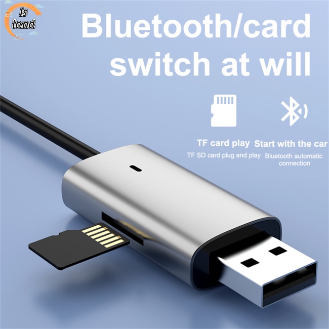 Thiết Bị Nhận Tín Hiệu Bluetooth 5.1 Rảnh Tay Hd Gọi Điện Thoại Jack 3.5mm Aux