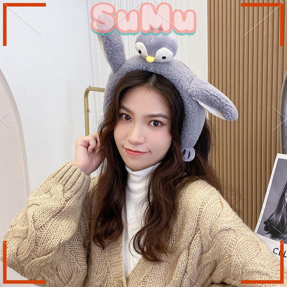 SUMU Chụp Tai Chim Cánh Cụt Bằng Lông Dễ Thương Xinh Xắn