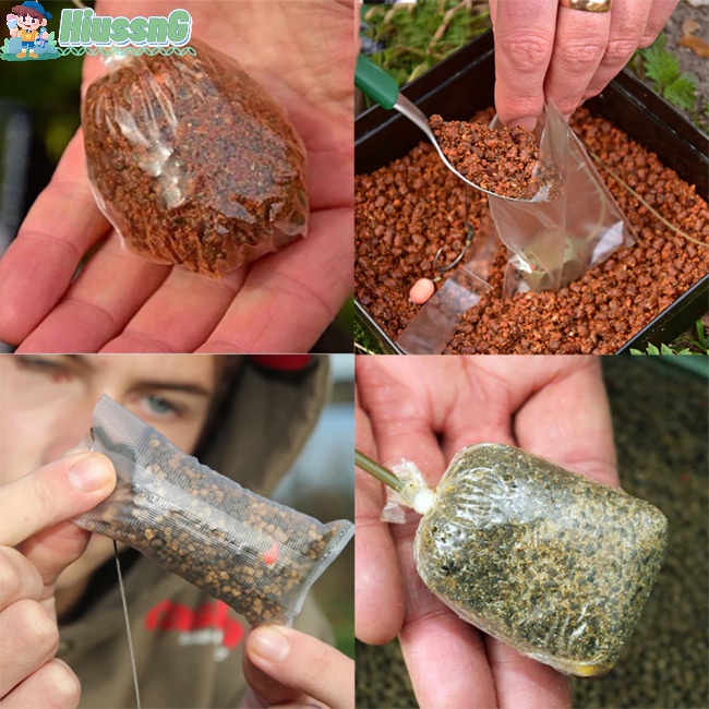 100 Túi Đựng Mồi Câu Cá Trong Suốt 3 Kích Cỡ