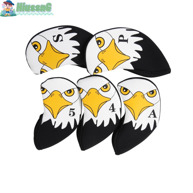 Bộ 10 Vỏ Bọc Đầu Gậy Đánh Golf Chống Trầy In Số