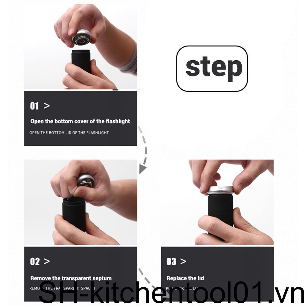 Dù Đảo Ngược Tự Động 12 Ribs Có Đèn LED Kẻ Sọc Phản Quang Cho Nam Và Nữ