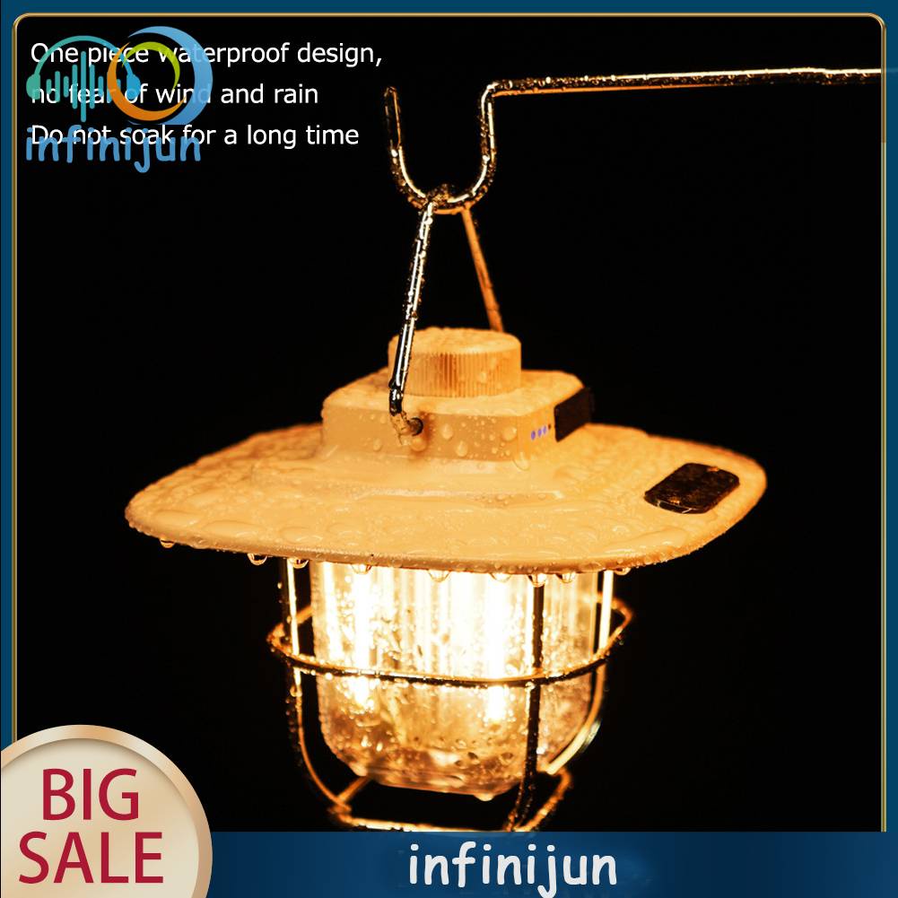 Đèn LED Cắm Trại Có Thể Sạc Lại Tiện Dụng