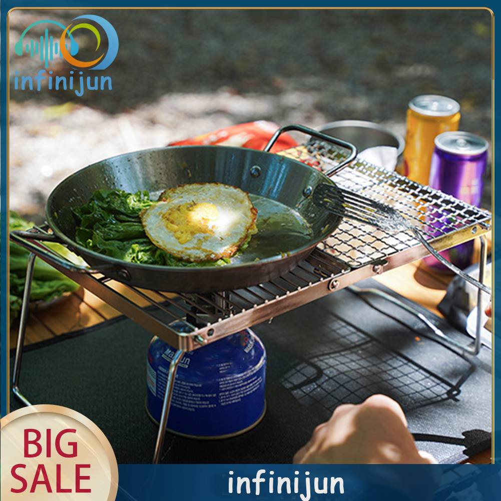 Giá Đỡ Nồi Bằng Thép Không Gỉ Có Thể Gấp Gọn Tiện Dụng Mang Theo