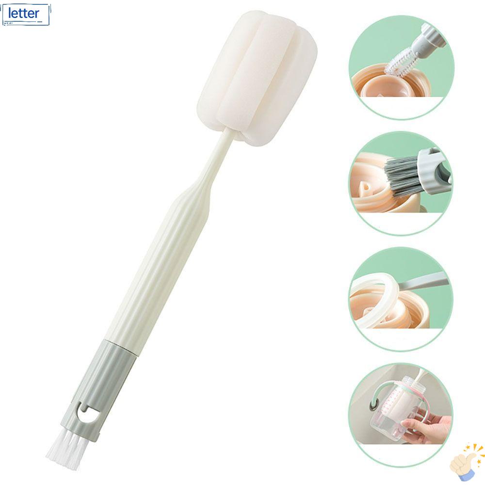 Bàn Chải Cọ Rửa Cốc Đa Năng Không Chết Có Thể Treo Đầu Phù Hợp Với Nhiều Loại Vết Bẩn Tay Cầm Dài Dễ Tẩy Rửa Tại Nhà