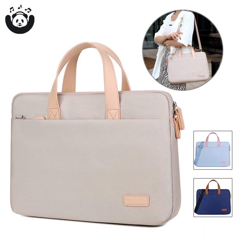 Túi Đeo Vai Đựng Laptop Trọng Lượng Nhẹ Chống Thấm Nước Kích Thước 14 / 15 Inch Tiện Dụng Cho Nữ