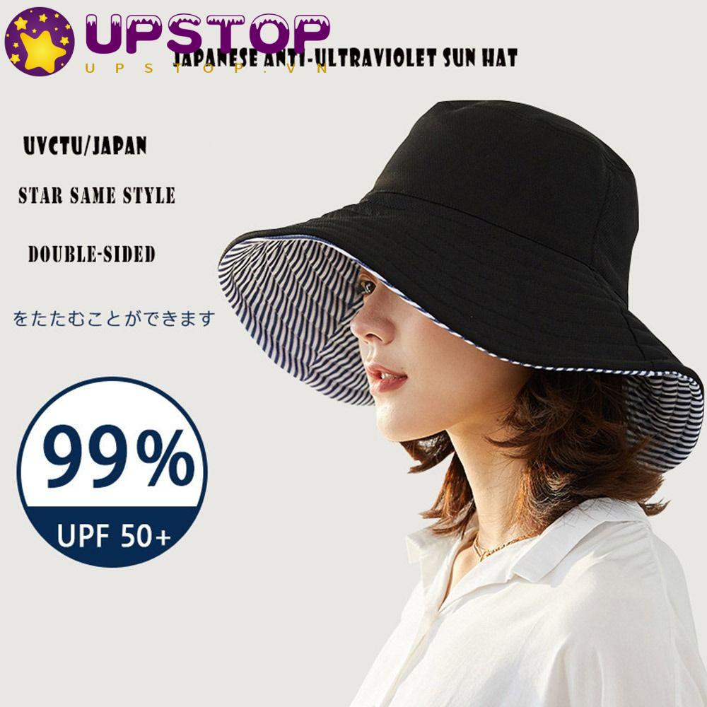 UPSTOPVN Mũ Bucket Chống Nắng / Tia UV Có Thể Gấp Gọn Tiện Lợi Dành Cho Nữ