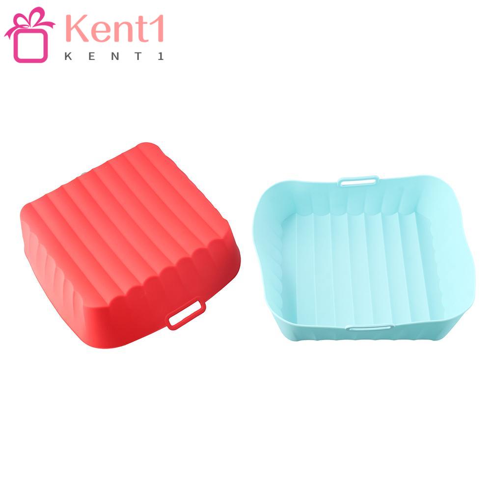 KENT1 Bộ 2 Miếng Lót Silicone Chống Dính Cho Nồi Chiên Không Dầu 4-7 QT 8.2 inch
