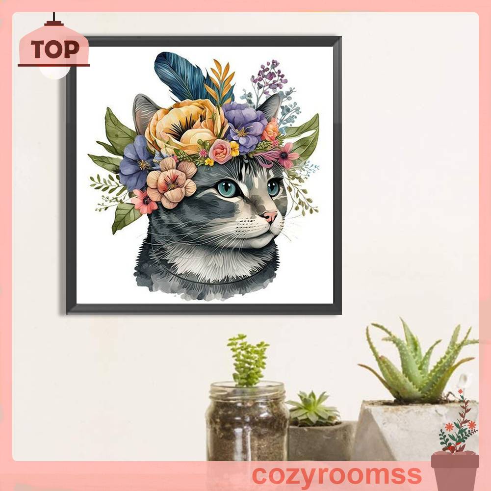 Tranh Đính Đá Kim Cương Toàn Bộ 5D DIY Hình Vẽ Động Vật