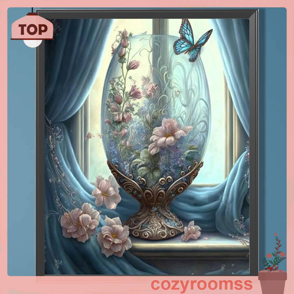 Bộ Tranh Đính Đá 5D Họa Tiết Vỏ Sò Độc Đáo DIY Dùng Trang Trí Nhà Cửa