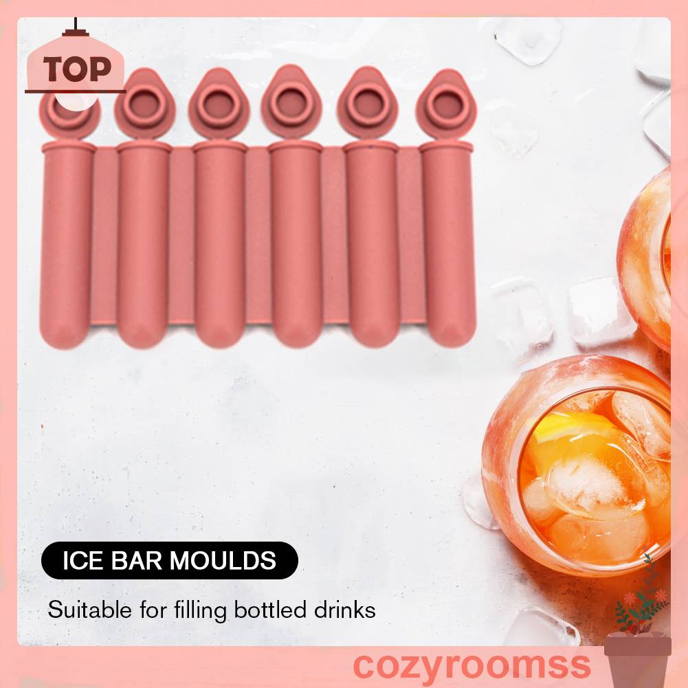 Khuôn Silicone Làm Đá 6 Ngăn Tiện Lợi