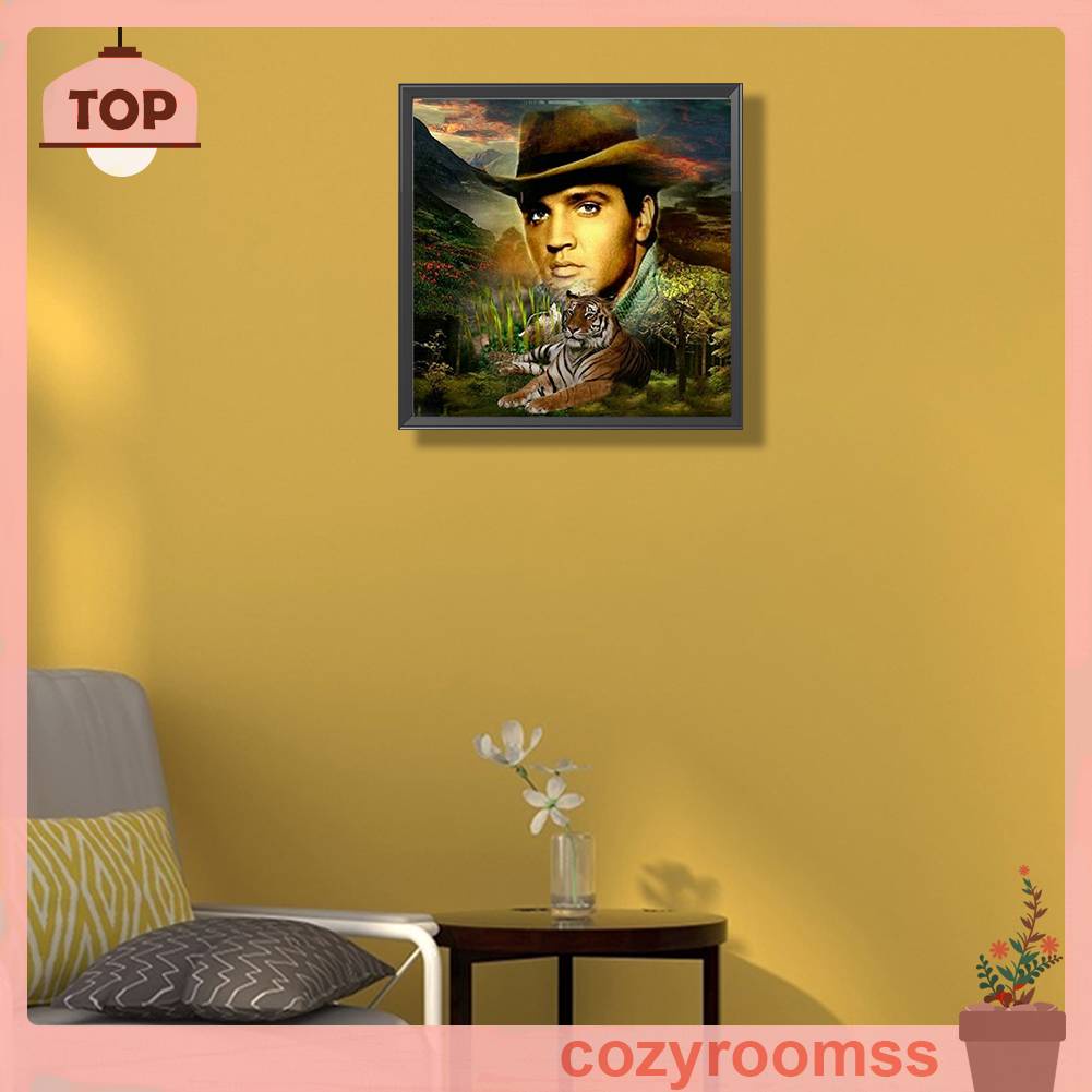 Tranh Đính Đá Kim Cương Toàn Bộ 5D DIY Hình Vẽ Presley