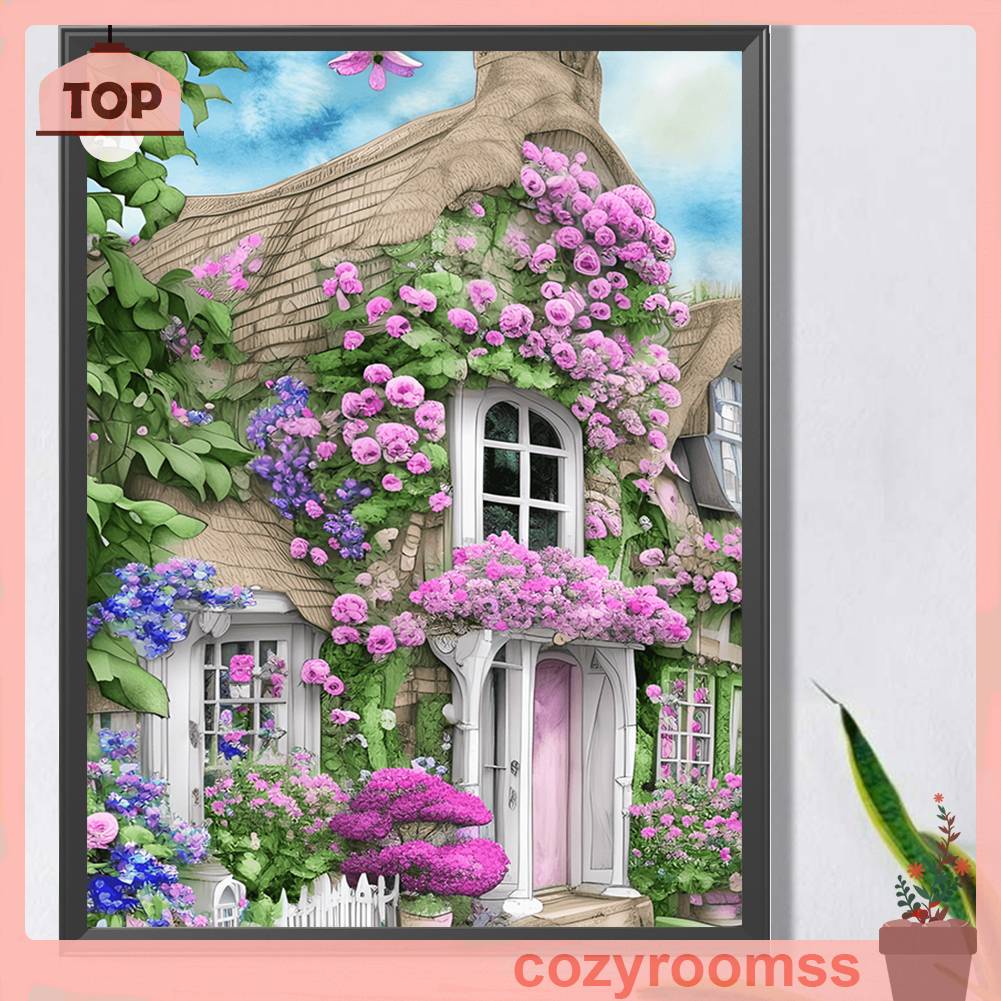 Tranh Đính Đá Kim Cương Toàn Bộ 5D DIY Hình Chữ Cái Tiếng Anh