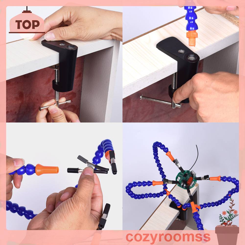 Dụng Cụ Kẹp Xoay Cầm Tay Hỗ Trợ Hàn Điện PCB