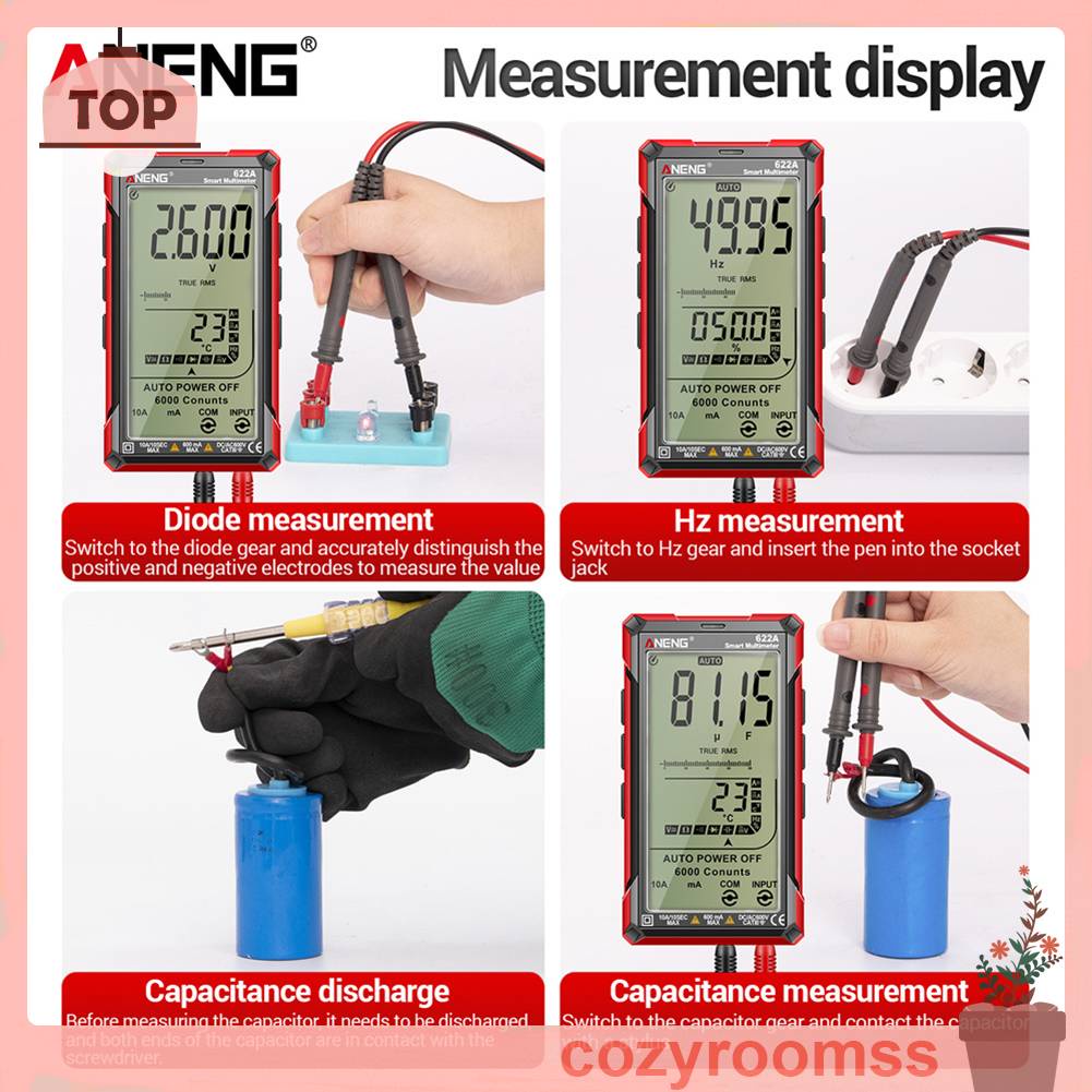 Thiết Bị Kiểm Tra Điện Áp Đa Năng ANENG 622A AC / DC