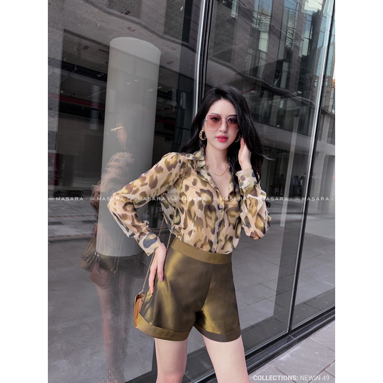 ÁO SƠ MI TƠ HOẠ TIẾT BÁO RÊU THỜI THƯỢNG VÀ NỔI BẬT