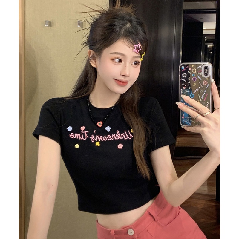 Áo Thun Tay Ngắn Dáng Ôm Thời Trang Mùa Hè