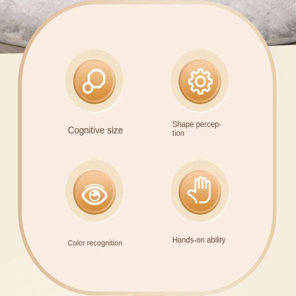 CHOOKEY Đồ Chơi Vòng Xếp Chồng Lên Nhau Dạng Xoay Trơn Mịn Làm Quà Tặng Cho Bé Mẫu Giáo