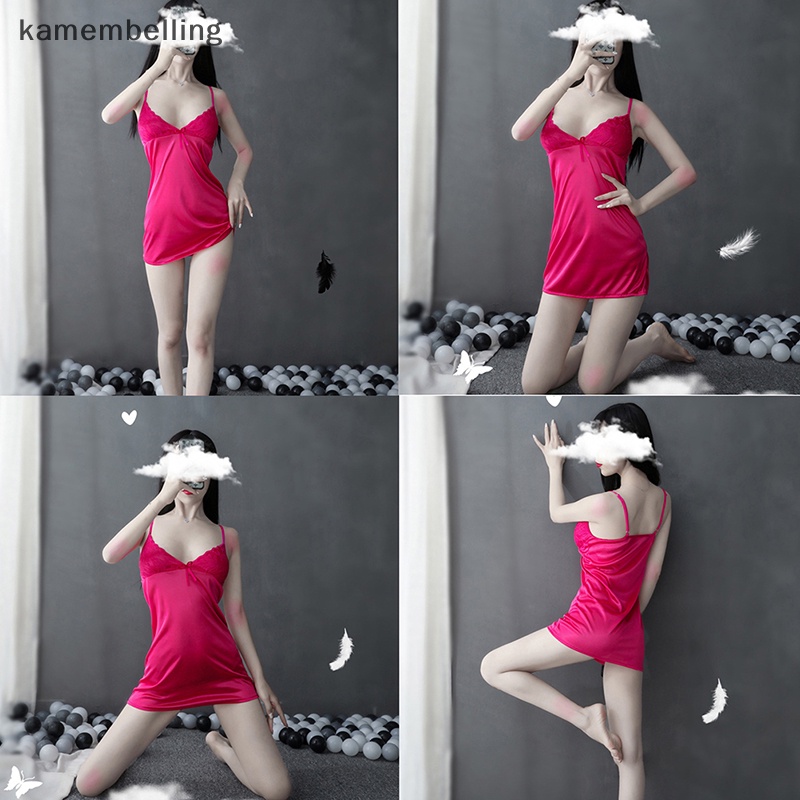 Đồ ngủ Xuyên Thấu Phối Ren Phong Cách Âu Mỹ Quyến Rũ Dành Cho Nữ