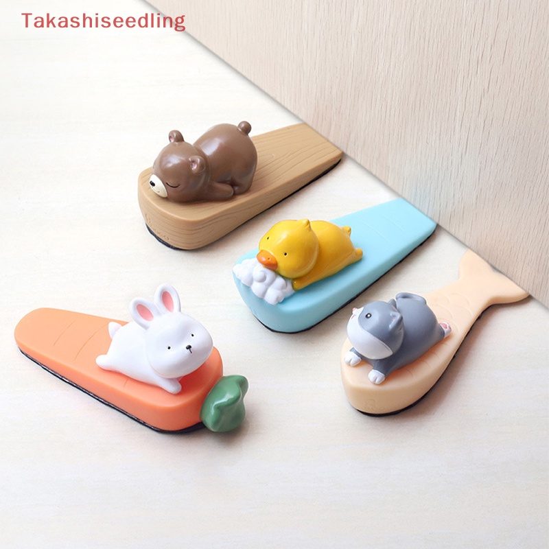 Miếng Chặn Cửa Bằng Silicon Họa Tiết Hoạt Hình Dễ Thương Tiện Dụng Cho Gia Đình / Văn Phòng