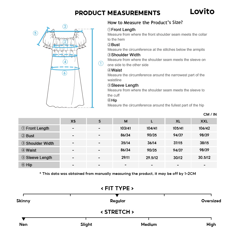 Lovito Đầm tay phồng xếp nếp họa tiết hoa phong cách Boho cho Nữ LNE09228 (Nhiều Màu)