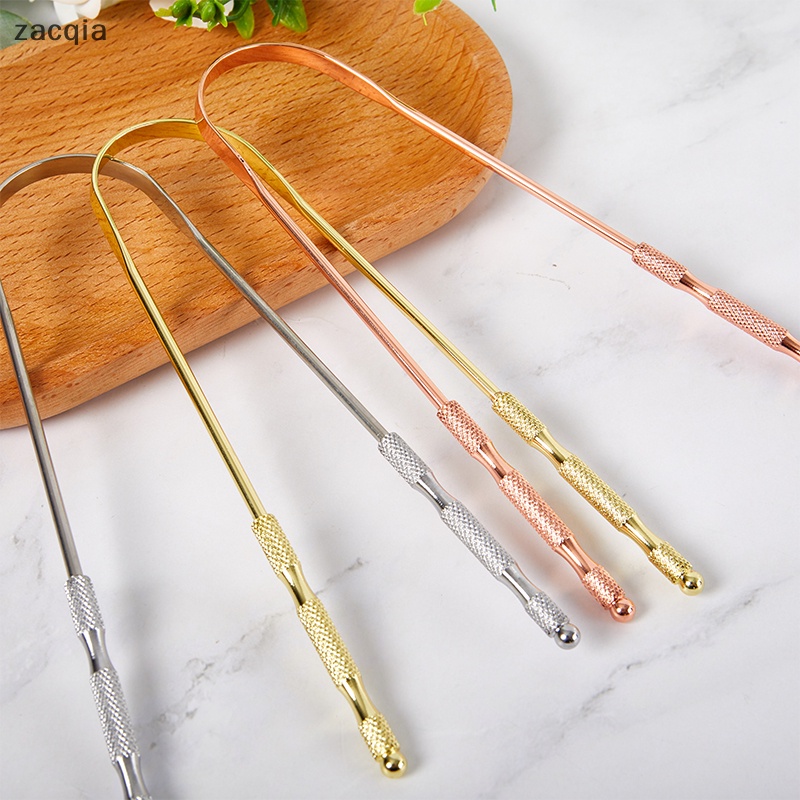 1 Dụng Cụ Nạo Lưỡi Bằng Thép Không Gỉ Chất Lượng Cao