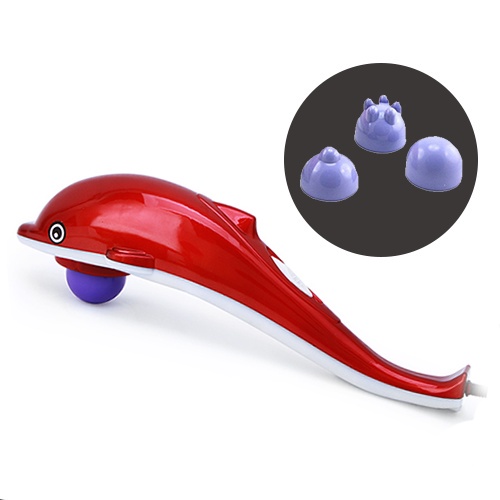 Máy Massage Cầm Tay Cá Heo 3 Đầu Loại Lớn Cao Cấp
