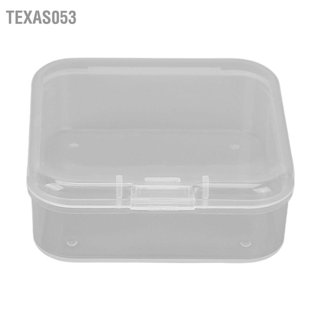 Texas053 Rõ ràng Sắp Xếp Bộ Hộp 14 Nhỏ Niêm Phong Nắp Trang Điểm Puff Lưu Trữ cho Đồ Trí Hạt